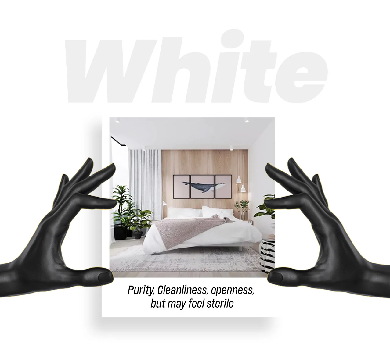 Artboard 4 | European Flooring White color psychology in hardwood flooring for interior design is purity, cleanliness, and openness, but may feel sterile.